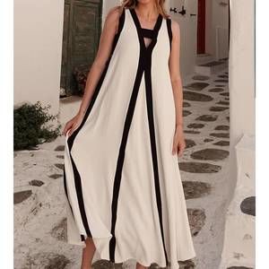 NEW FORE COLLECTION mykonos muse maxi dress in white